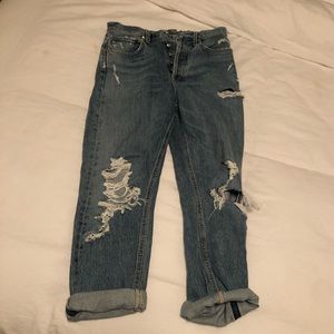 Agolde 90’s fit high waisted jean.